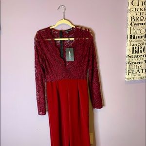 Brand New Lace Top Jumpsuit